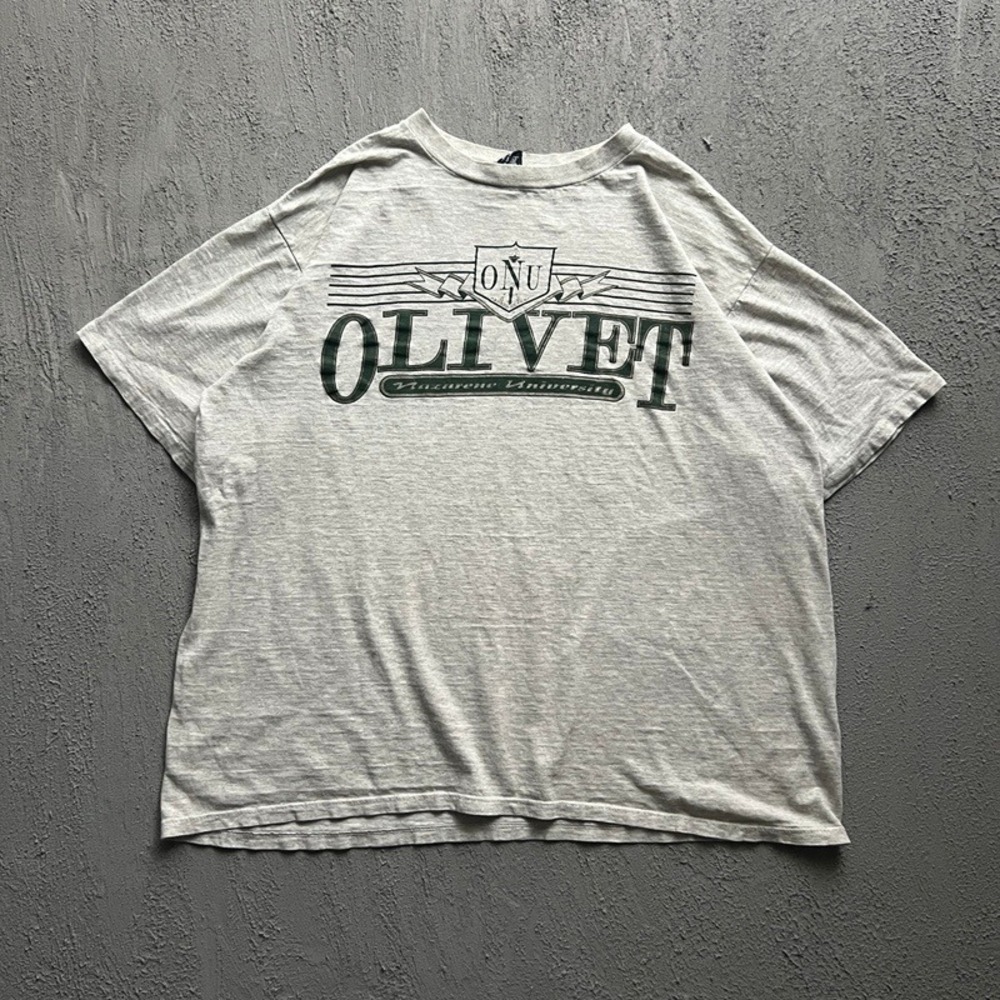 Vintage Olivet Nazarene Shirt Men XL Grey 1990s University USA Jansport
